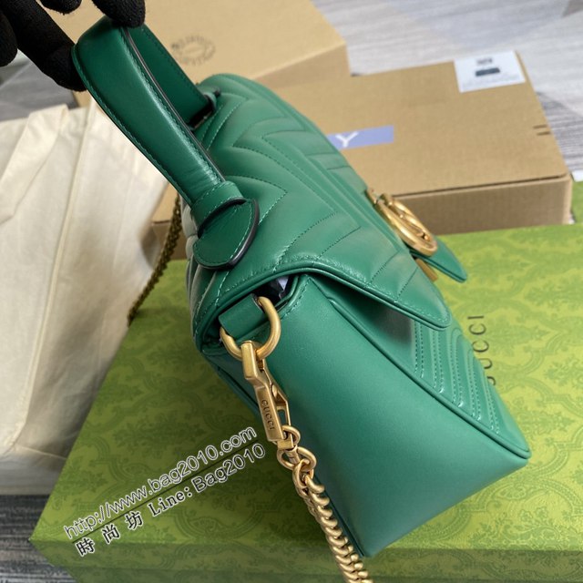 Gucci新款包包 古馳進口原廠皮Marmont郵差包系列 Gucci手提肩背女包 498110  ydg3120